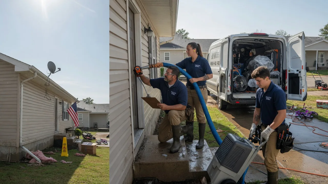 Ceiling Water Damage Restoration in Cromwell, IA near me
